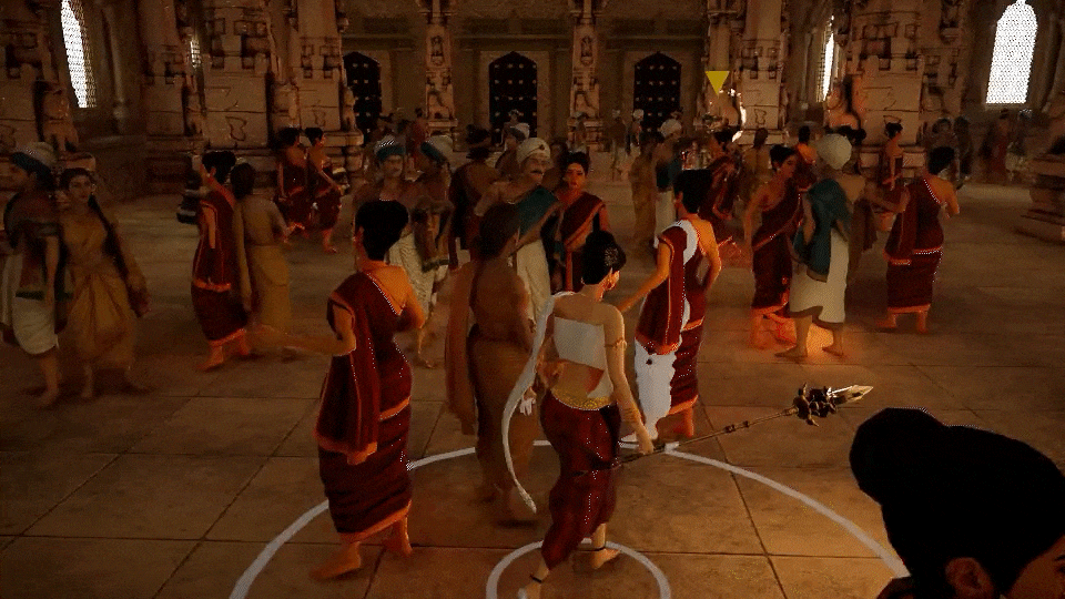 Crowd blending gameplay